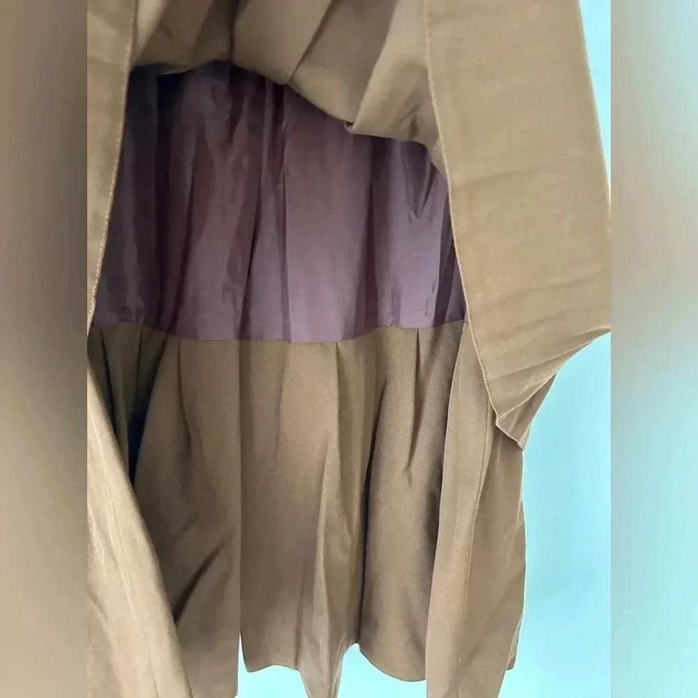 Paco Rabanne high  waisted wool brown skort - Picture 6 of 11